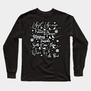 Soft Snow Poem Long Sleeve T-Shirt